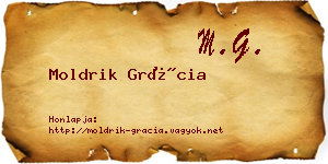 Moldrik Grácia névjegykártya